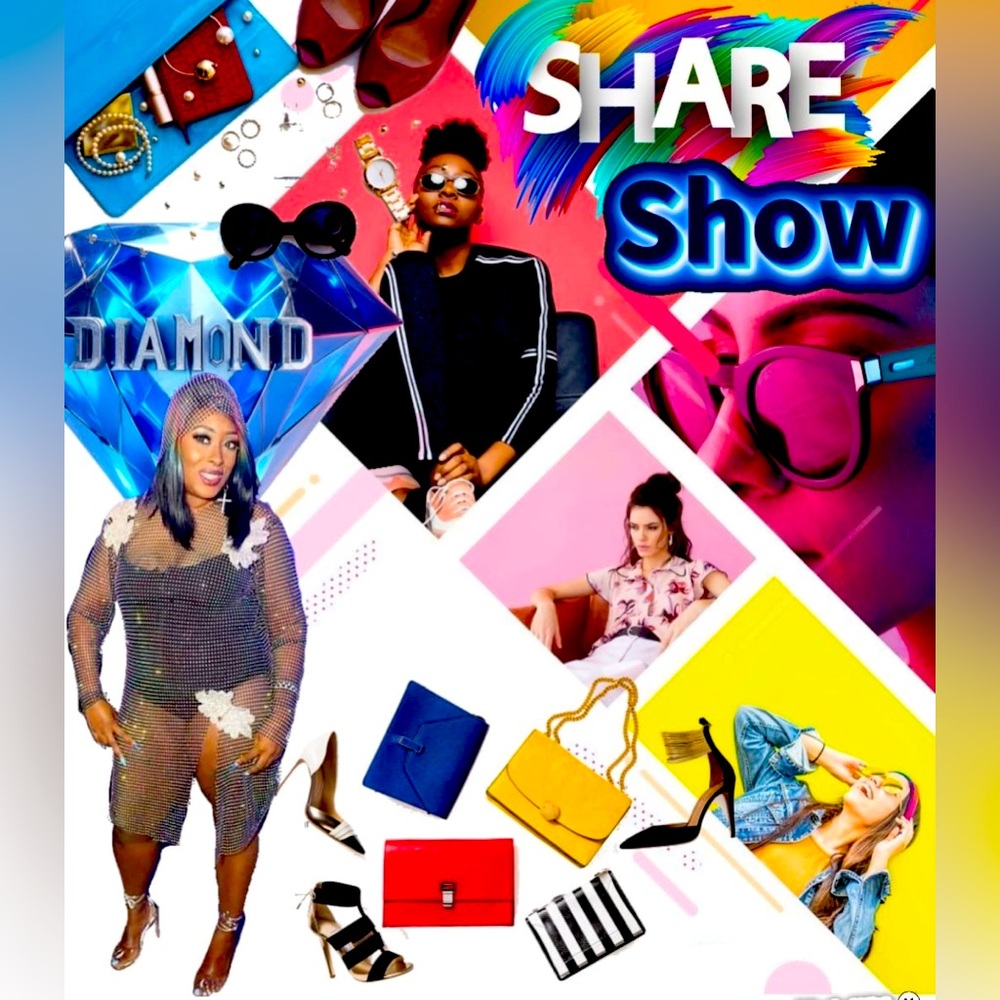 Support my share show with all the latest items with great energy